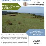 Tertúlia – La Calma: una plana enlairada i inclinada, conreada, pasturada i arbrada